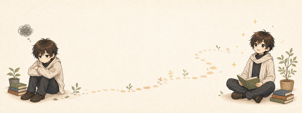 うつむいていた自分から、顔を上げた自分へ